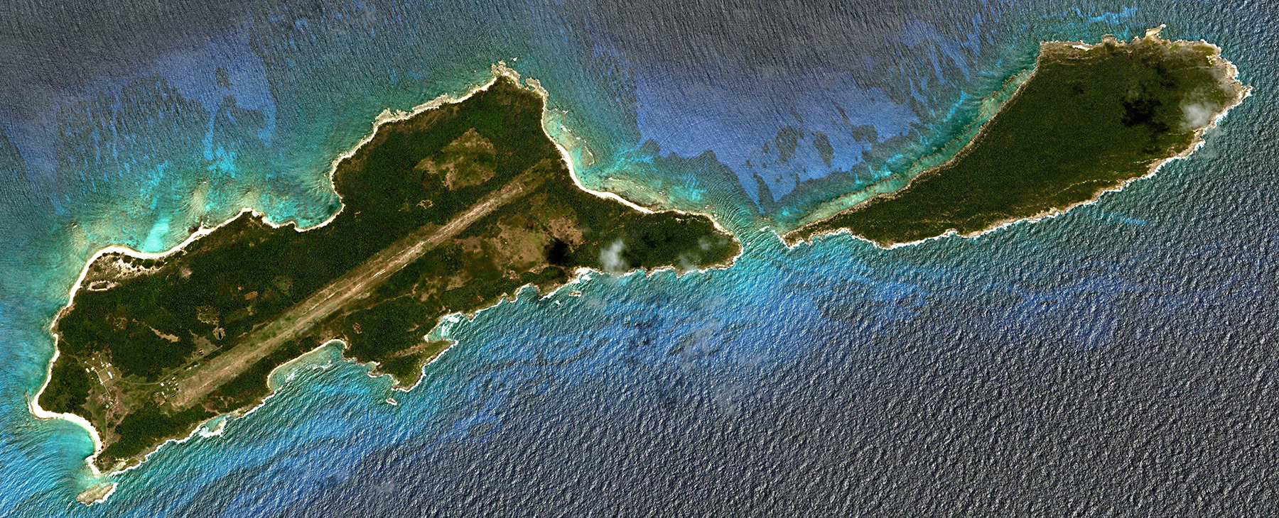 Swan Island via Google Earth